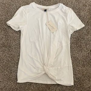 Universal Thread White Knot Tee.